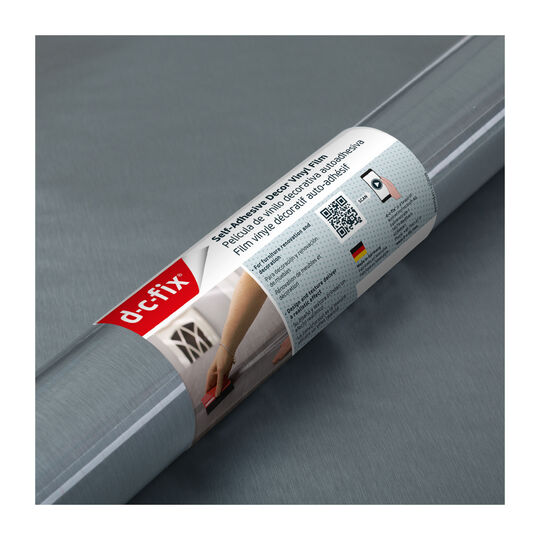 Klebefolie Metallic brush silber image number null